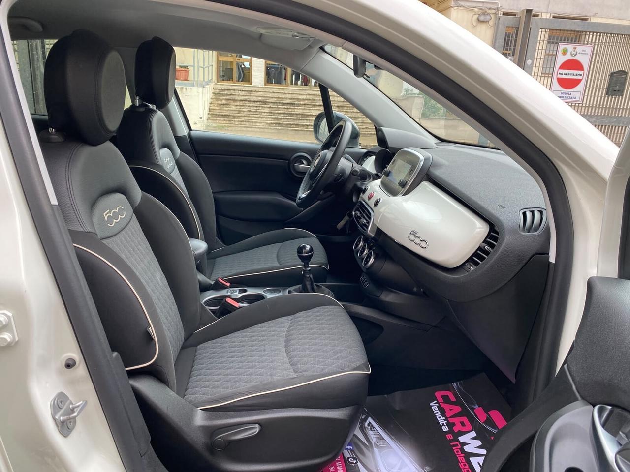 FIAT 500X CITY CROSS 1.3Mjt 95CV Led Navy CAM 2019