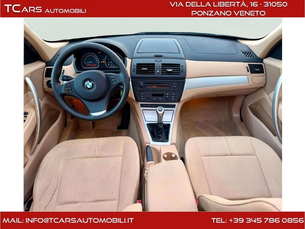 BMW X3 2.0d TETTO APRIBILE-TRAZ.INTEGRALE