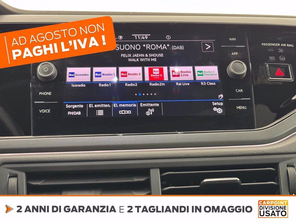 VOLKSWAGEN Taigo 1.0 tsi r-line 110cv del 2022