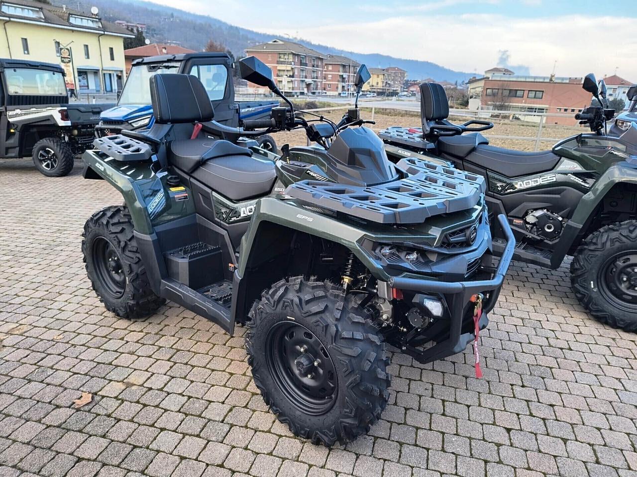 QUAD AGRICOLO AODES ODES 650 TARGA GIALLA