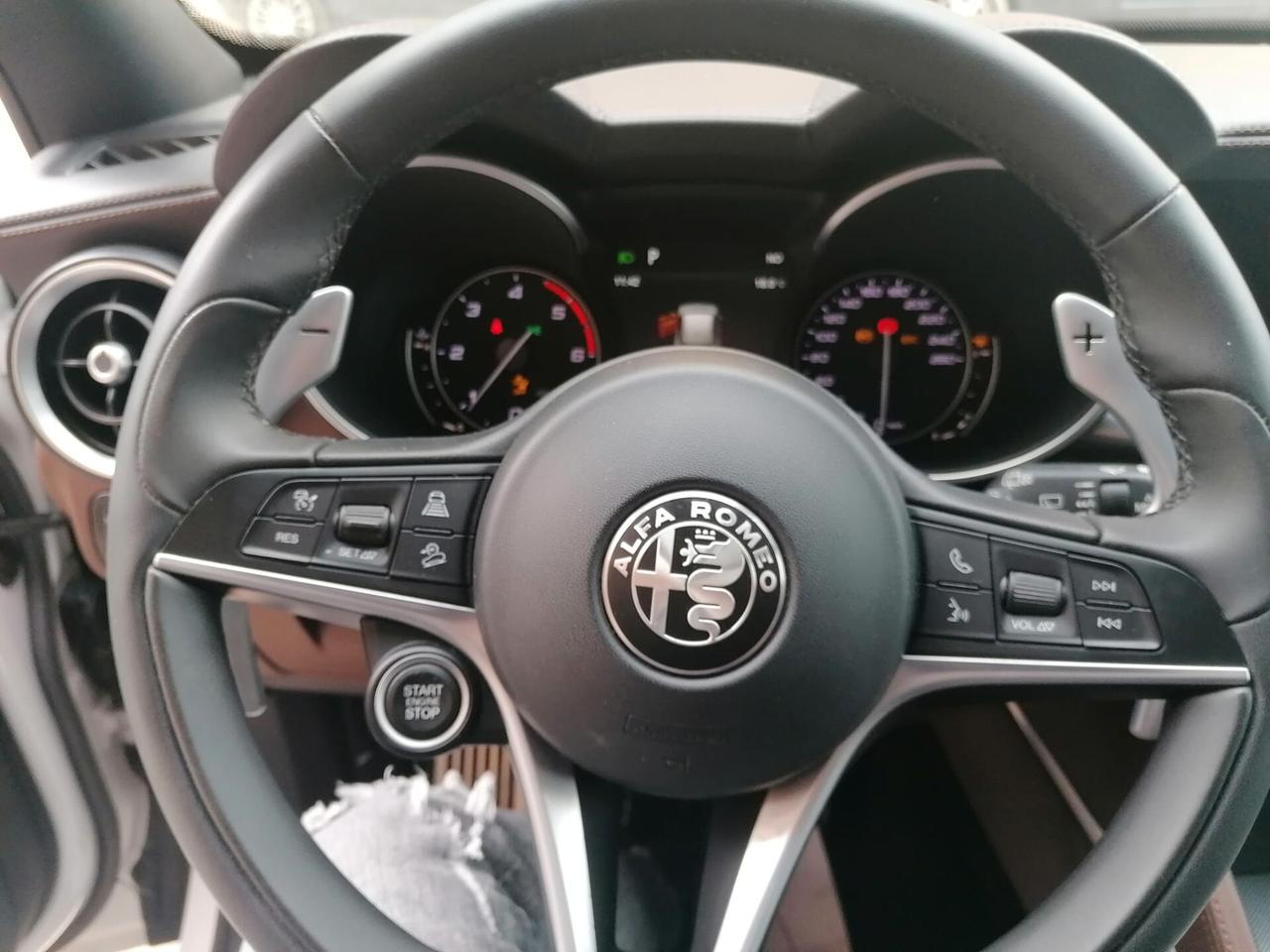 Alfa Romeo Stelvio 2.2 Turbodiesel 210 CV AT8 Q4 Executive TETTO NAVY PELLE H/K 20'
