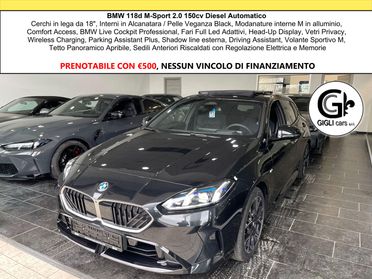 BMW Serie 1 118d M-Sport Tetto C18" msport New Model