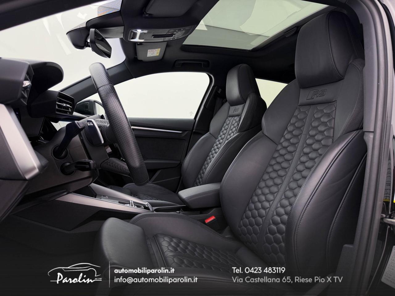 Audi RS3 Sportback 2.5 tfsi quattro S-tronic Black-Tetto-Matrix-Pelle