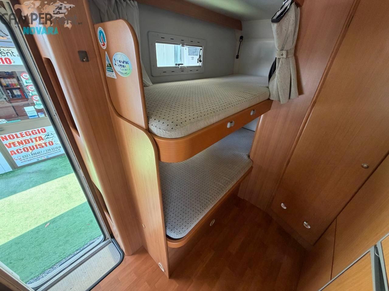 Mobilvetta ICARO S6 MANSARDATO COMPATTO 6 POSTI LETTO