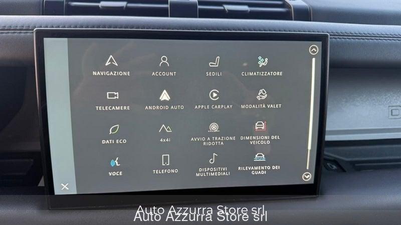 Land Rover Defender 90 3.0D I6 300CV AWD Auto X | IVA, UNIPRO, TAGLIANDI, UFF.ITA, TETTO, 22'', ACC