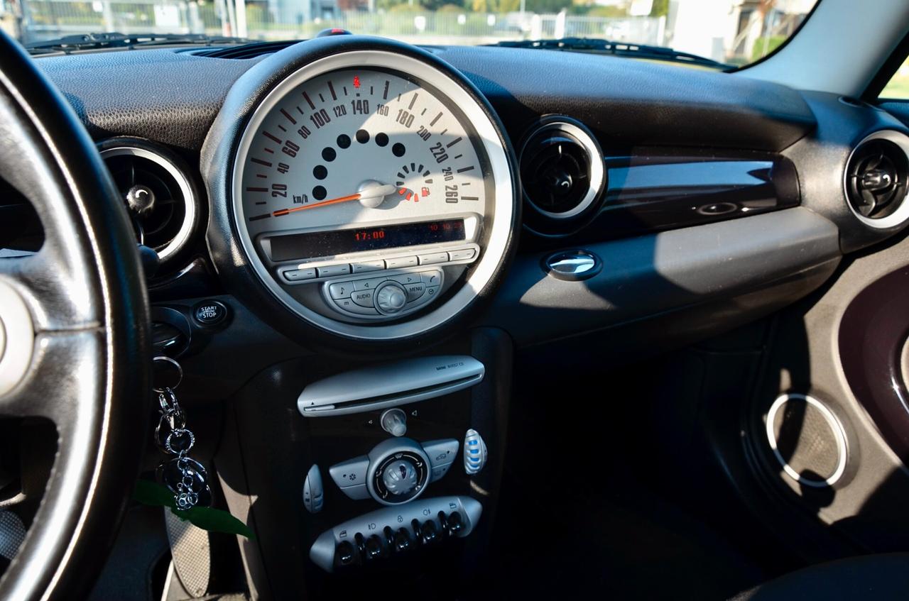 MINI COOPER 1.6 120cv, UFF ITALIANA, BICOLOR, A/C, PERMUTE