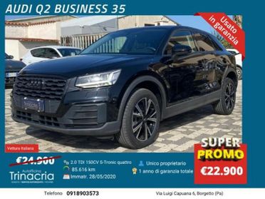 Audi Q2 Business 2.0 TDI 150CV S-Tronic quattro 35