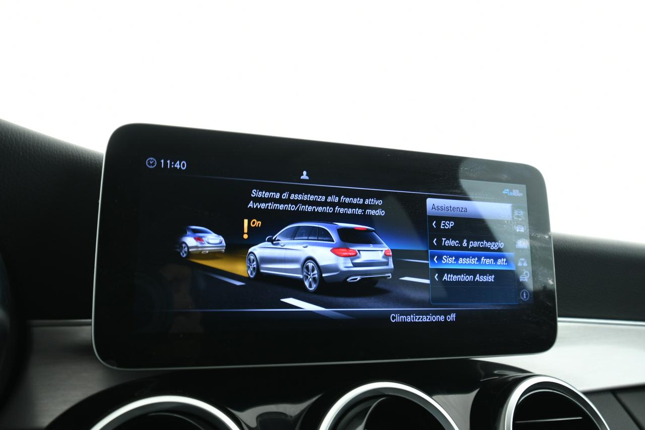 Mercedes-Benz C SW 220 d Sport Plus auto CAMERA+PELLE+APP CONNECT