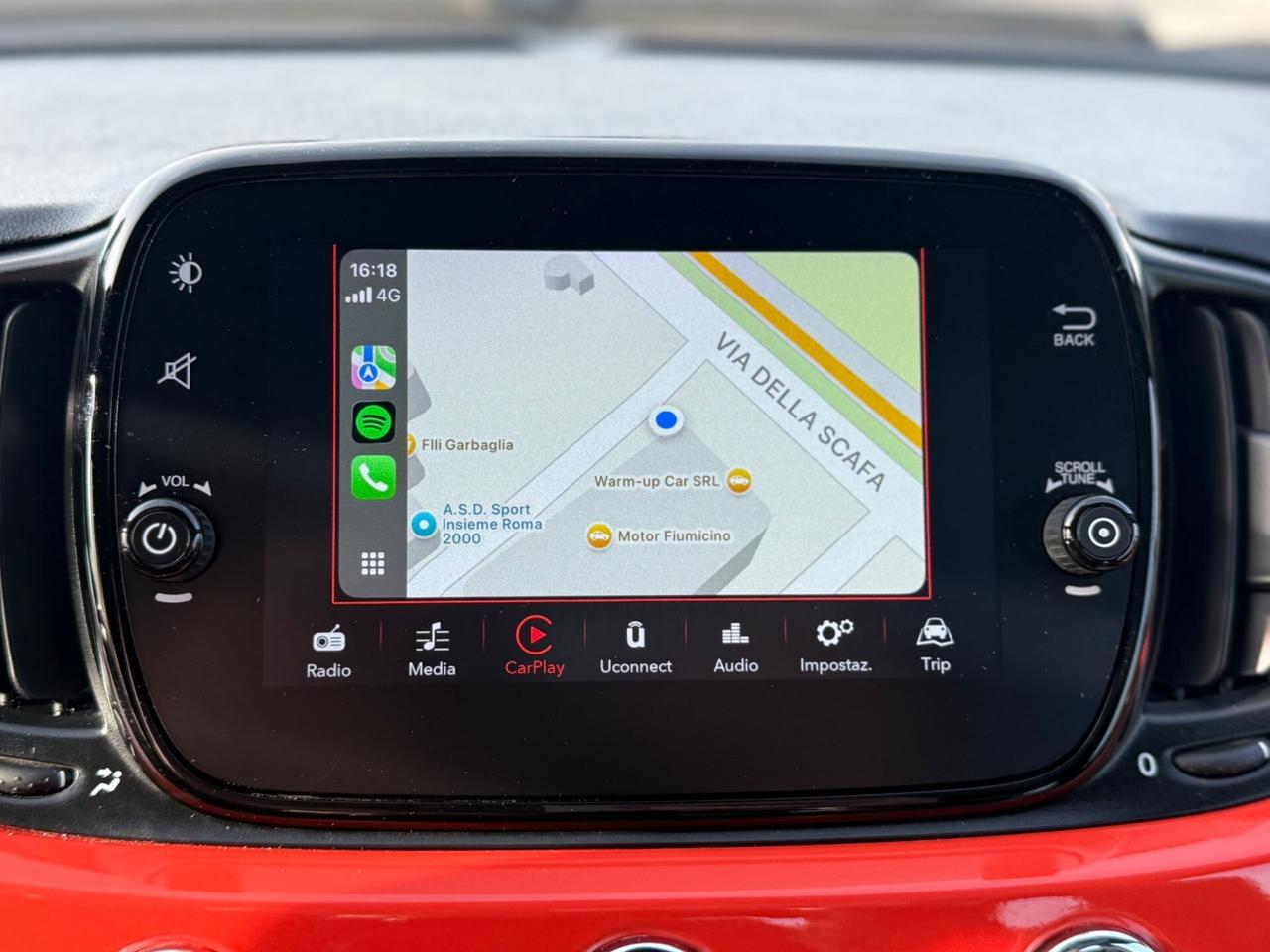 Fiat 500 1.0 Hybrid Dolcevita Rosso Corallo