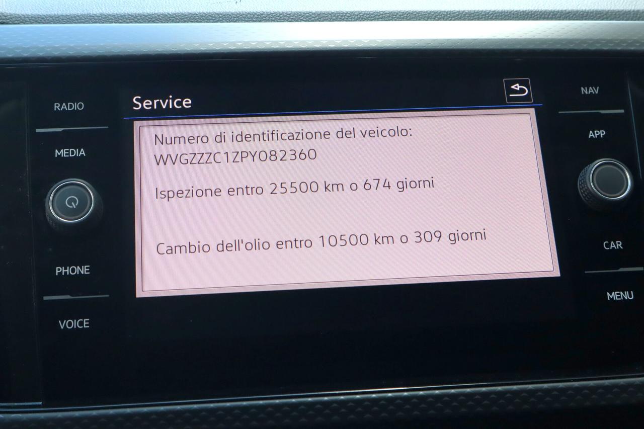 Volkswagen T-Cross 1.0 95CV LIFE ACC DIGITAL COCKPIT SENSORI
