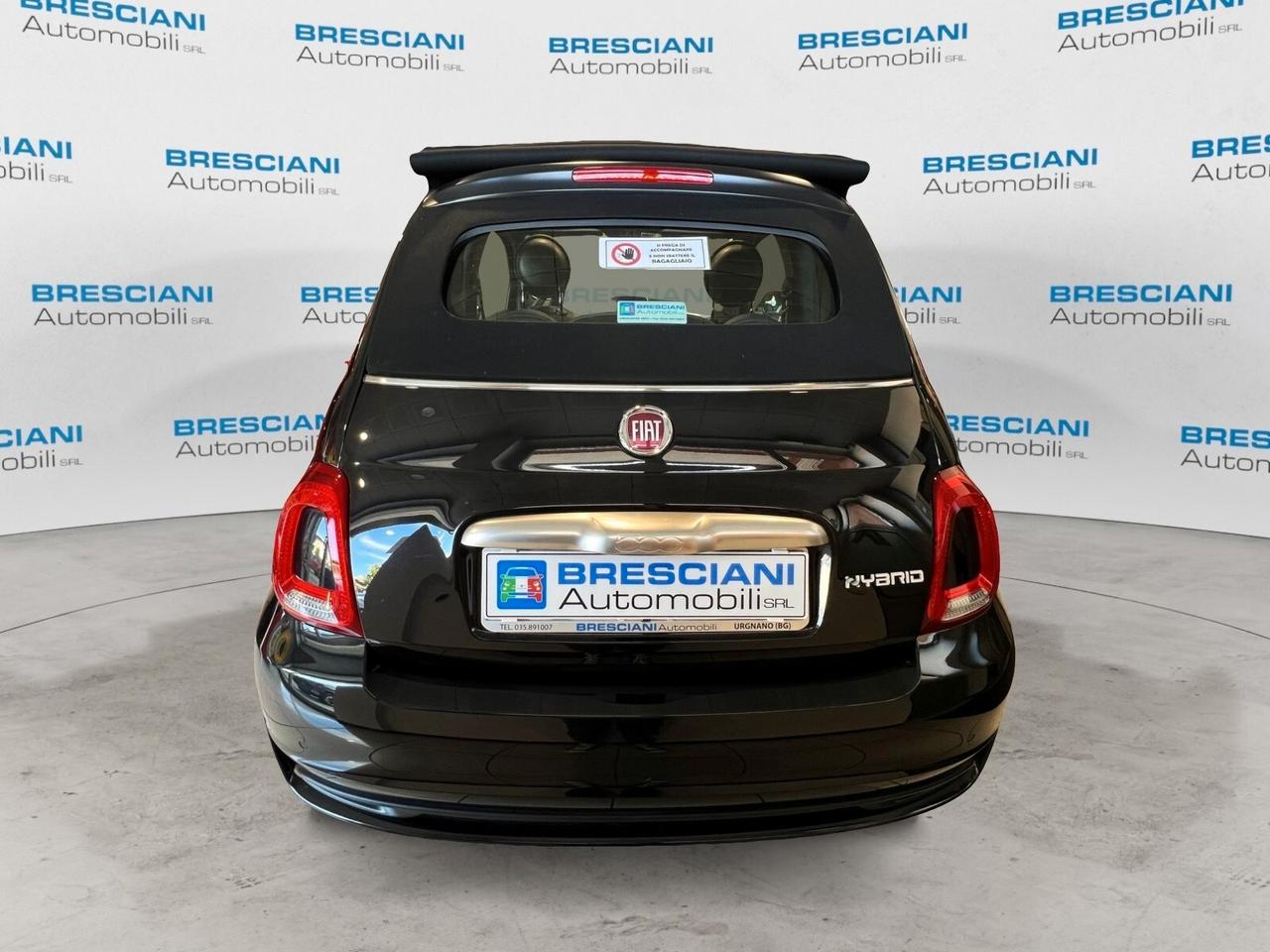 Fiat 500 C 1.0 Hybrid Hey Google