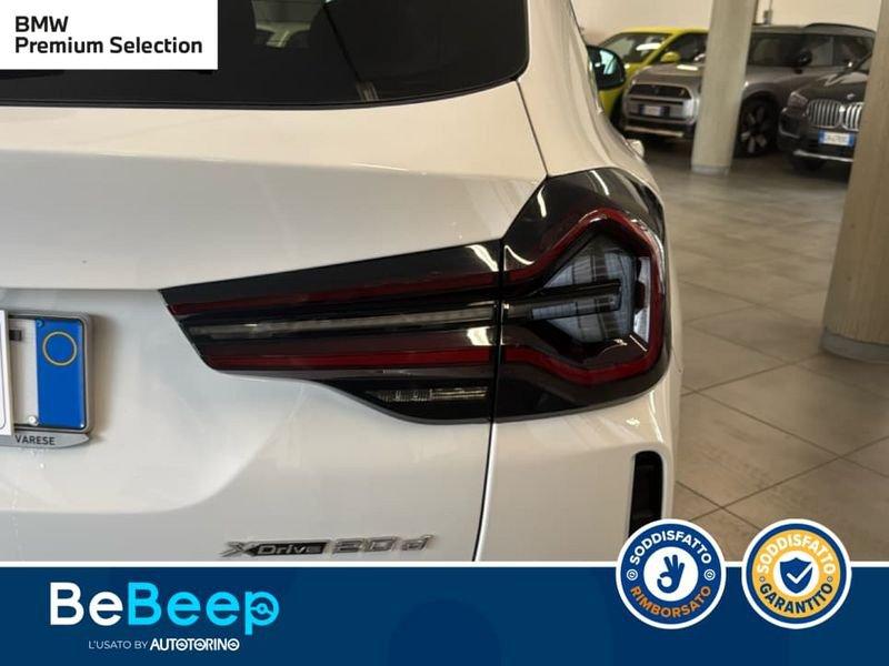 BMW X3 XDRIVE20D MHEV 48V MSPORT AUTO
