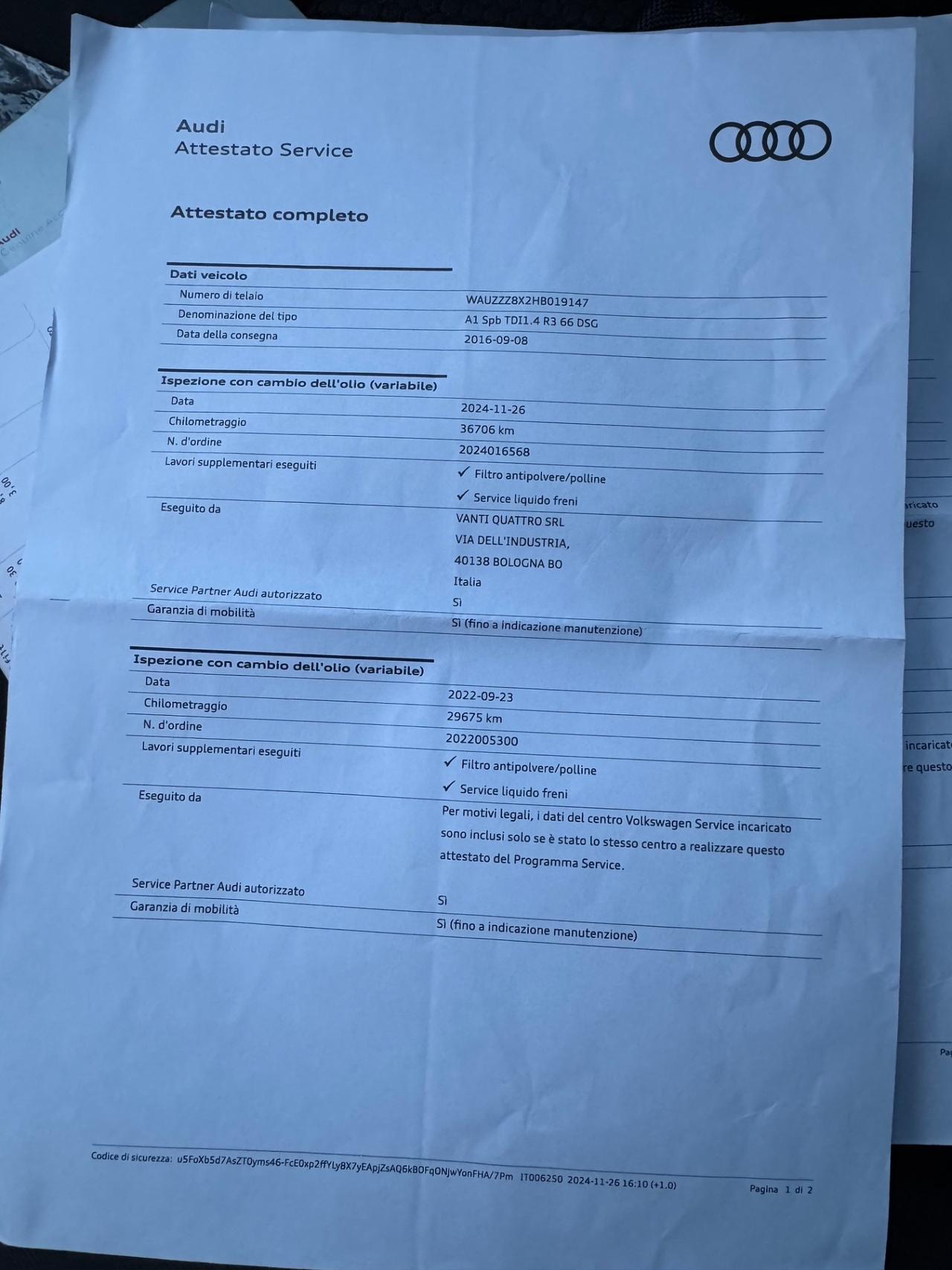 Audi A1 SPB 1.4 TDI 90Cv S tronic S-Line Exterior