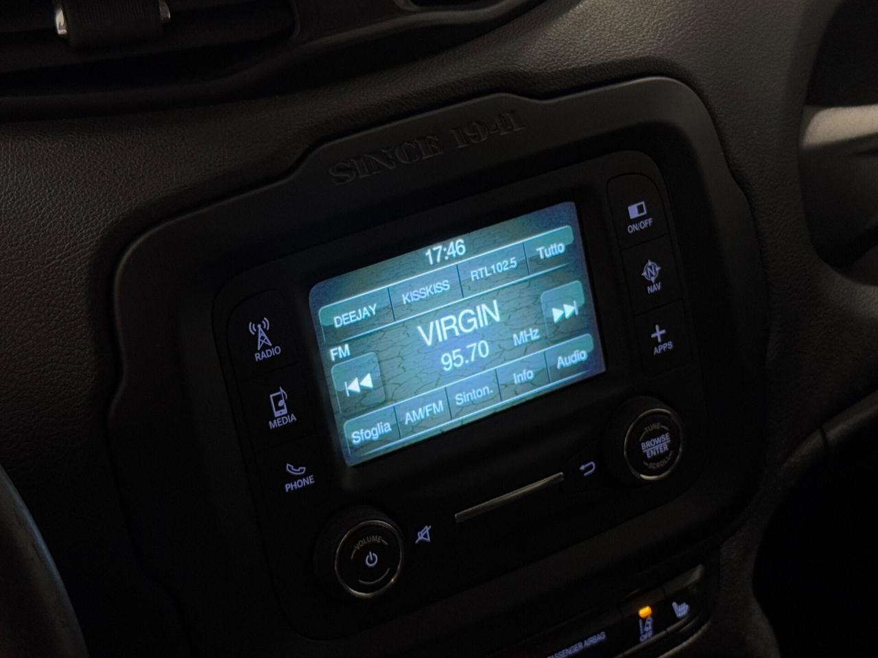 Jeep Renegade 1.6 Mjt SEDILI RISCALDATI, VOLANTE RISCALDATO!