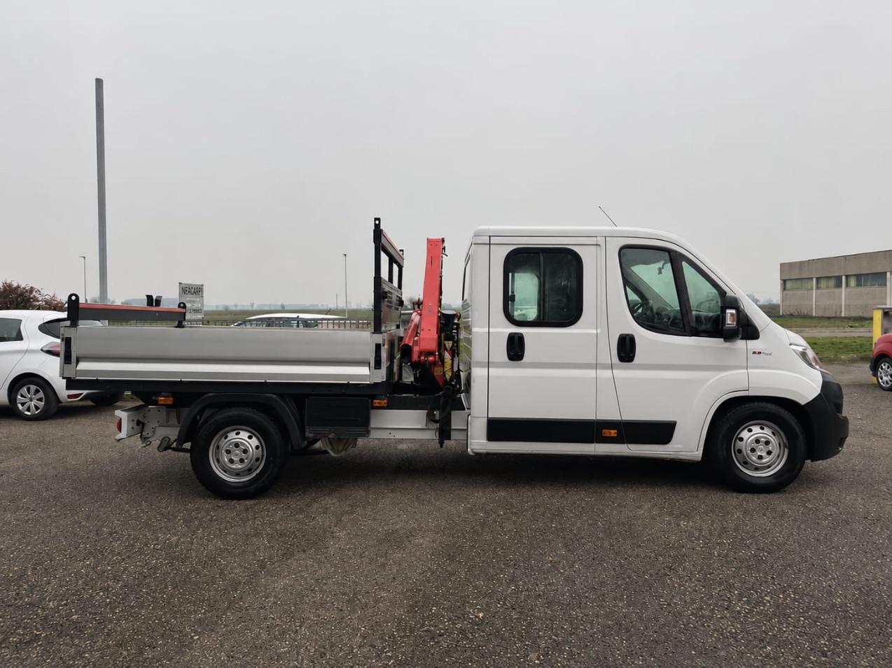 Fiat Ducato MAXI 2.3 MJT 130CV CASSONE GRU FASSI DOPPIA CABINA