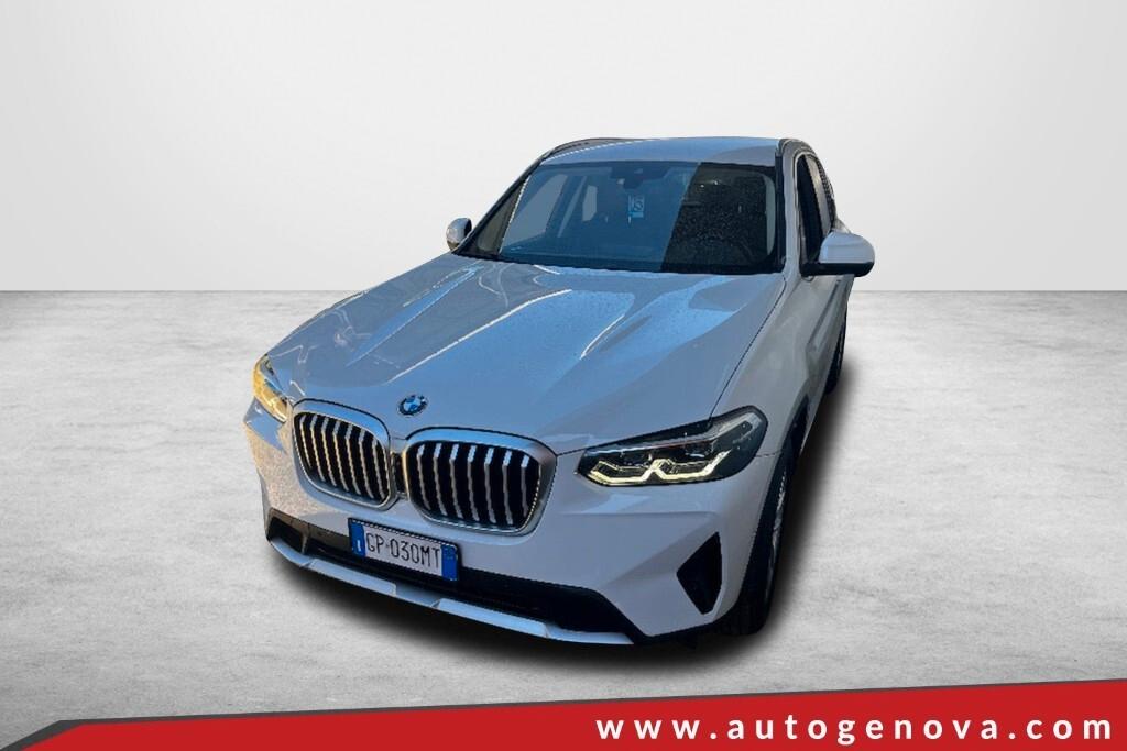 BMW X3 20D 190CV STEPTRONIC 48V S-DRIVE BUSINESS ADVANTAGE ( FARI LED - BMW DIGITAL COCKPIT - PELLE - CLIMA TRIZONA - NAVI - MIRROR - PARK ASSISTANT - CERCHI 18 )