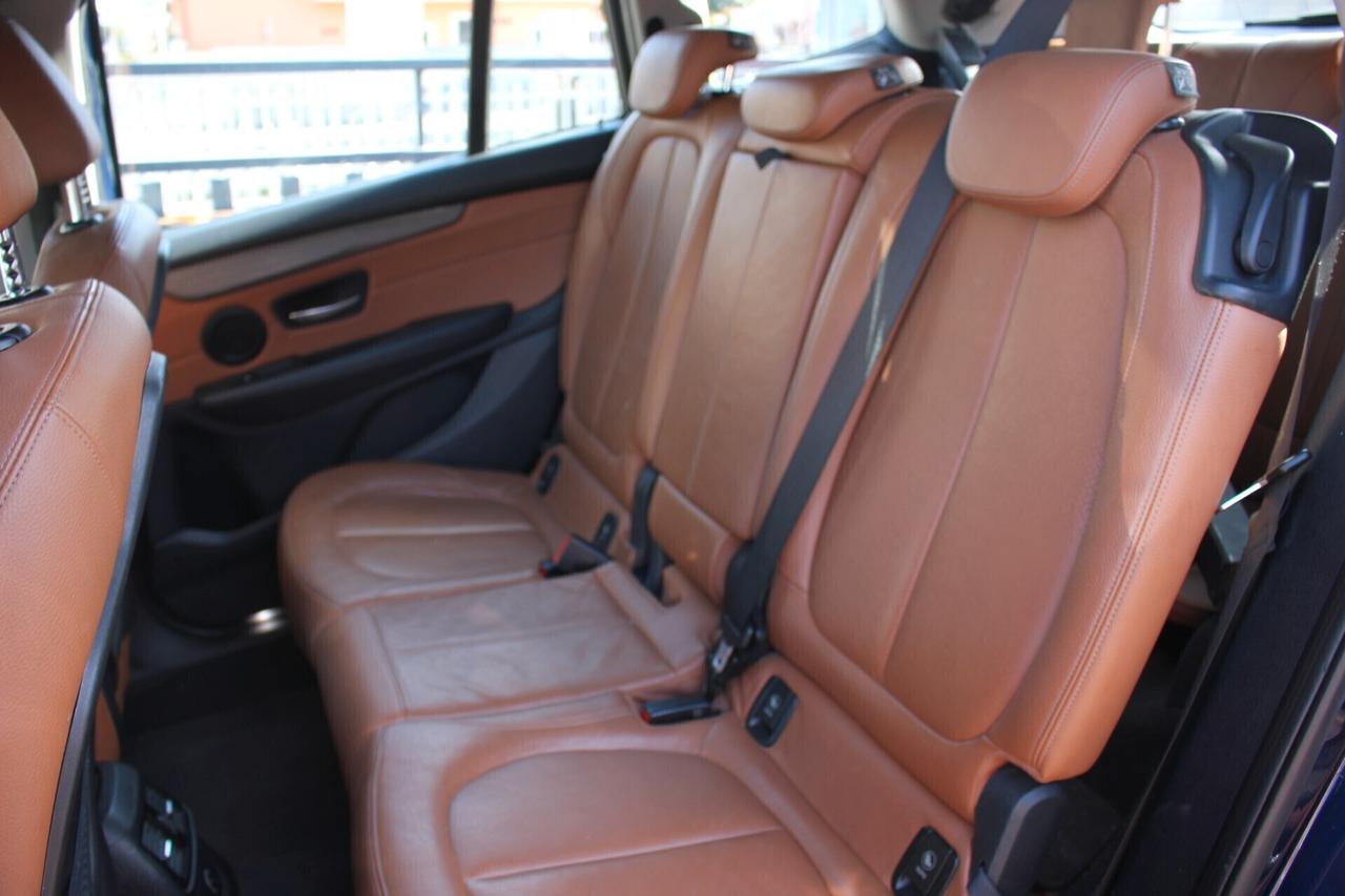BMW 218d 7posti UNIPRO' *PREZZO VERO*automatica luxury CRONO TAGLIANDI