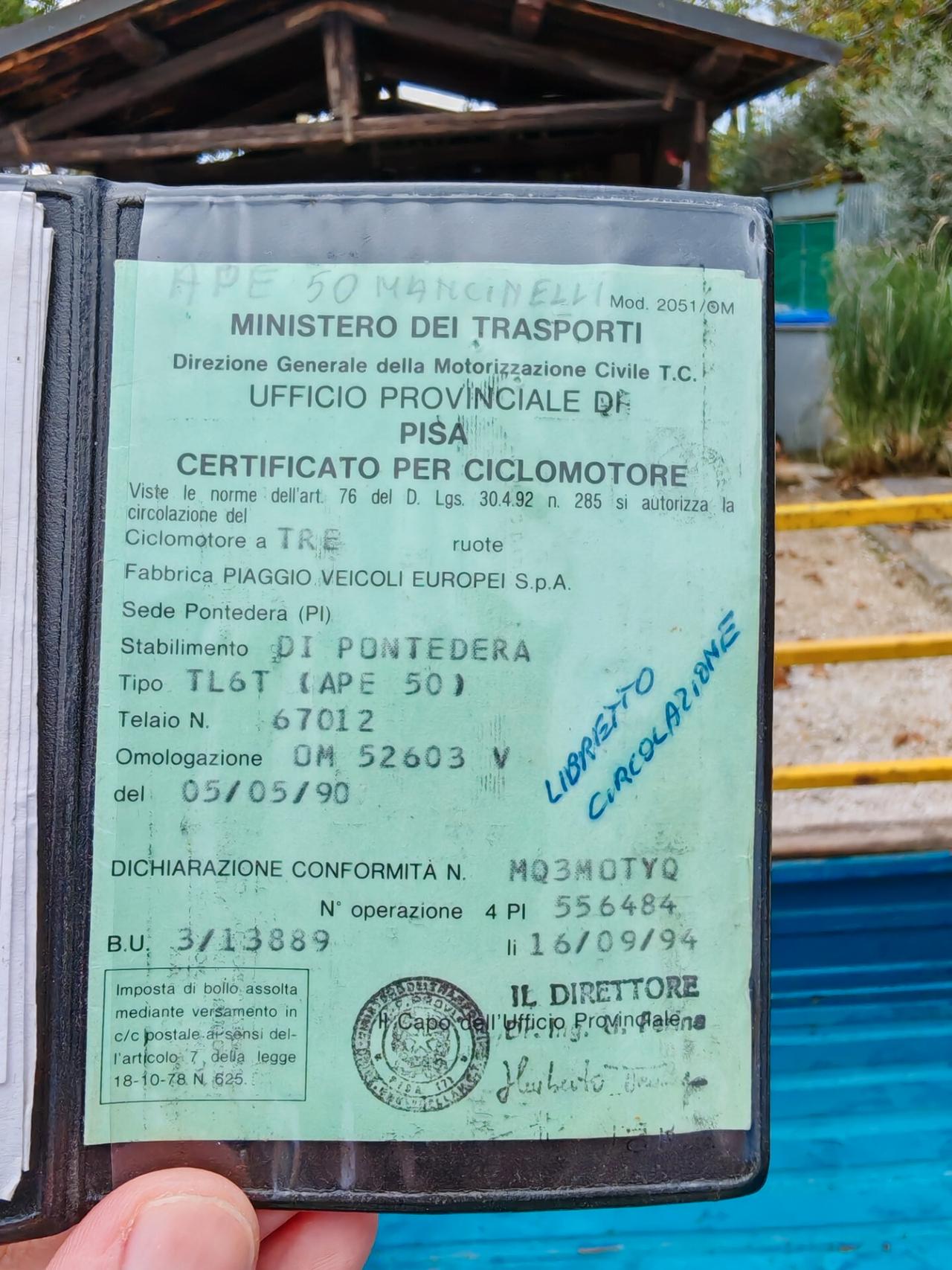 Piaggio Ape 50
