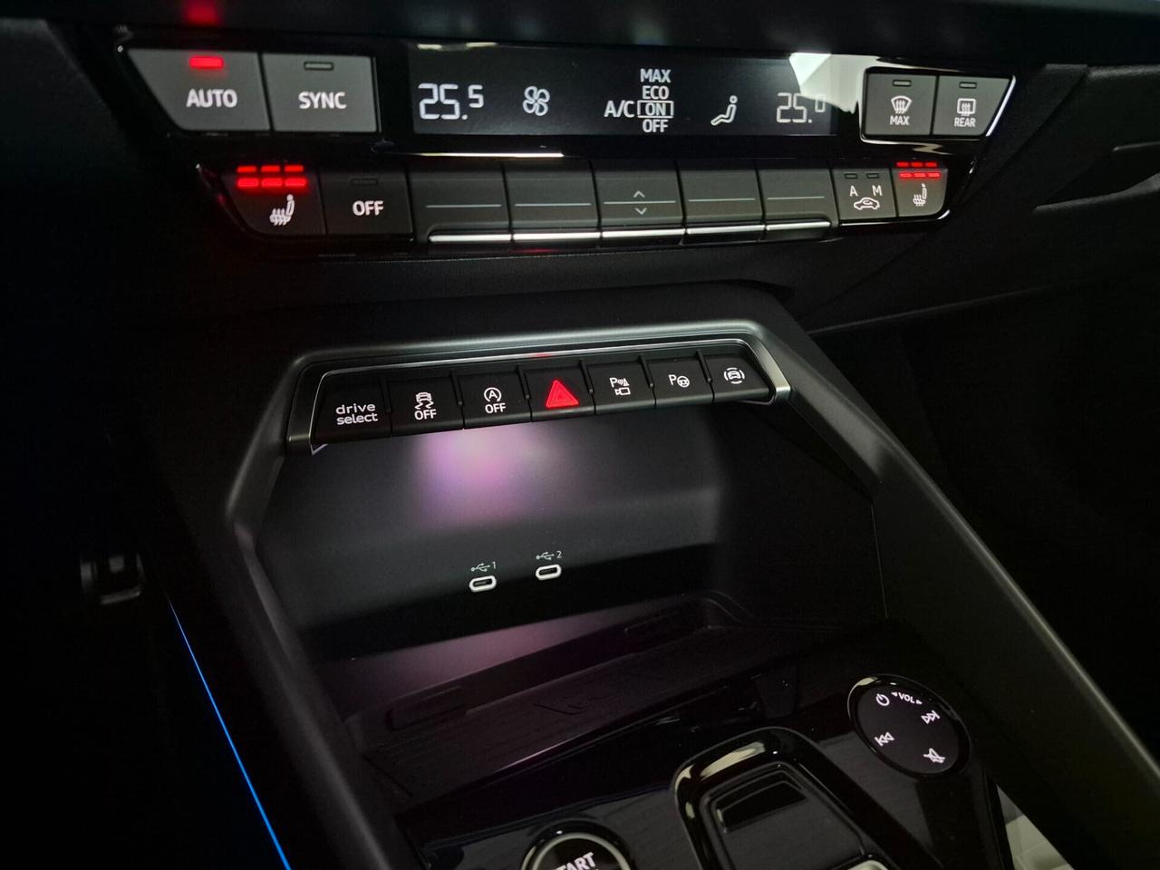 Audi A3 SPORTBACK TFSI MHEV S LINE EDITION S-TRONIC MATRIX SONOS TETTO CARPLAY 360° ACC AUTO UFFICIALE AUDI 1 PROPRIETARIO