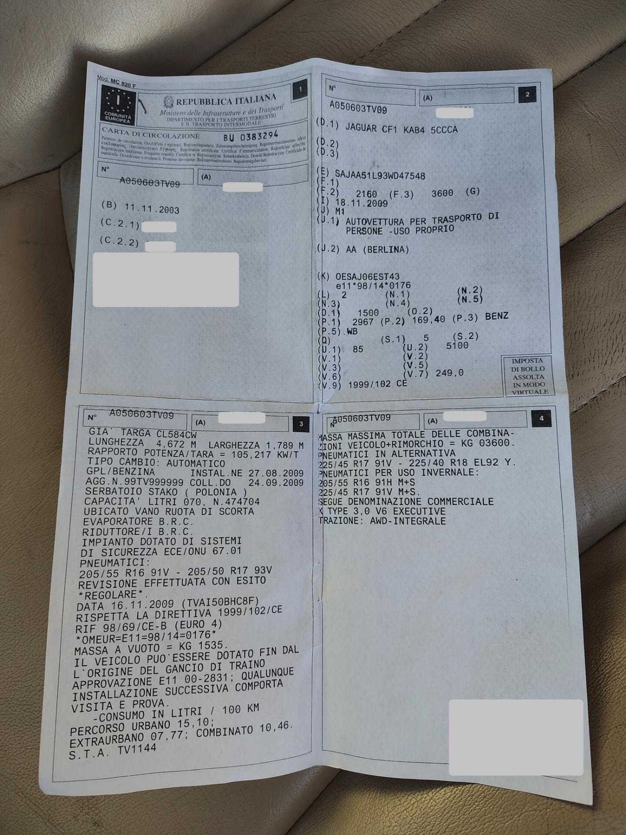 Jaguar X-Type 3.0 V6 24V cat Executive