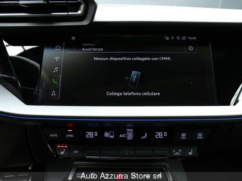 Audi A3 SPB 35 TFSI 150CV S line edition S-tronic *TETTO, 18", MATRIX, PROMO AZZURRA*
