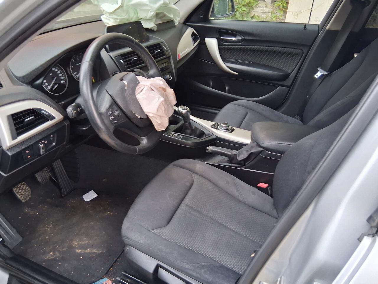 Bmw 118 118d pacchetto m incidentata