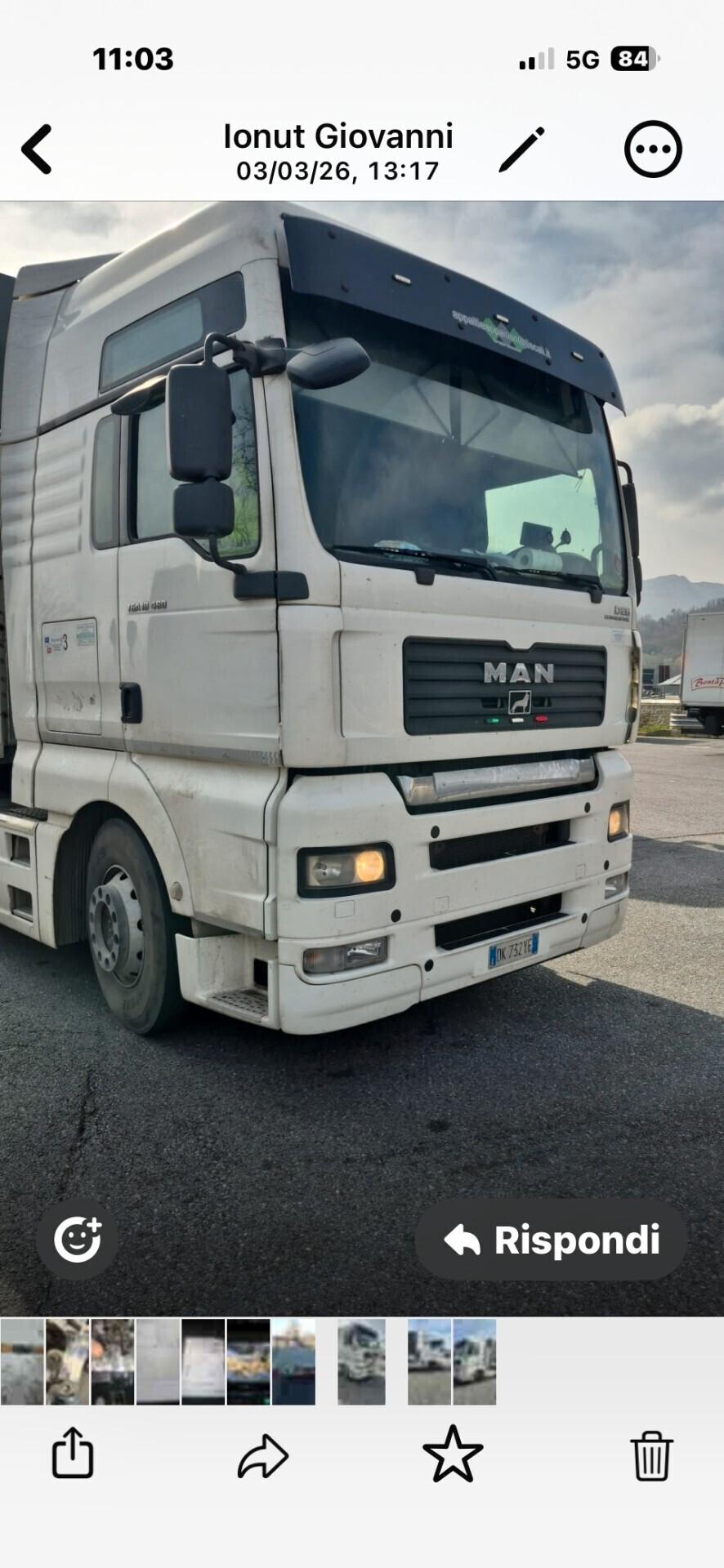 Man TGA 18/480 CON PRESA E POMPA RIBALTABILE