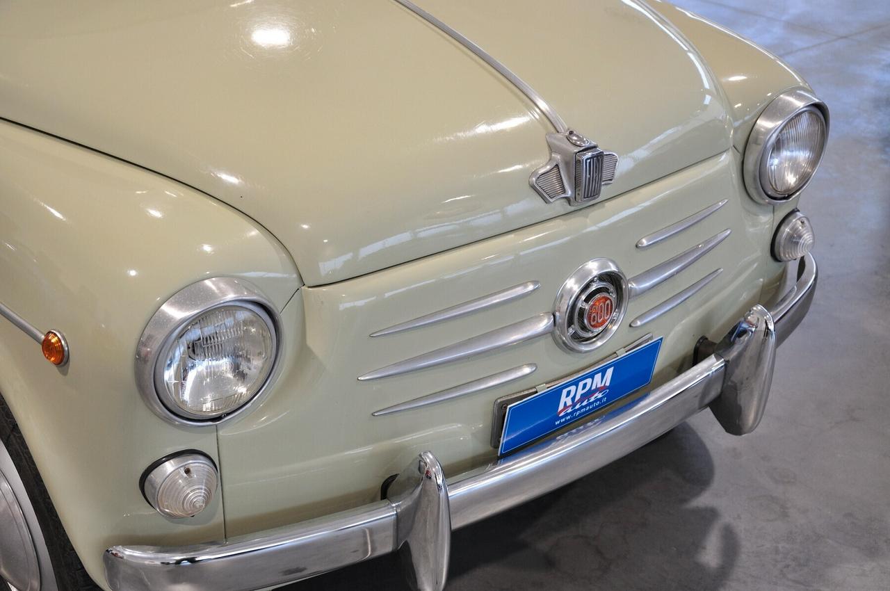 Fiat 600 tipo 100 633cc targhe nere ottima