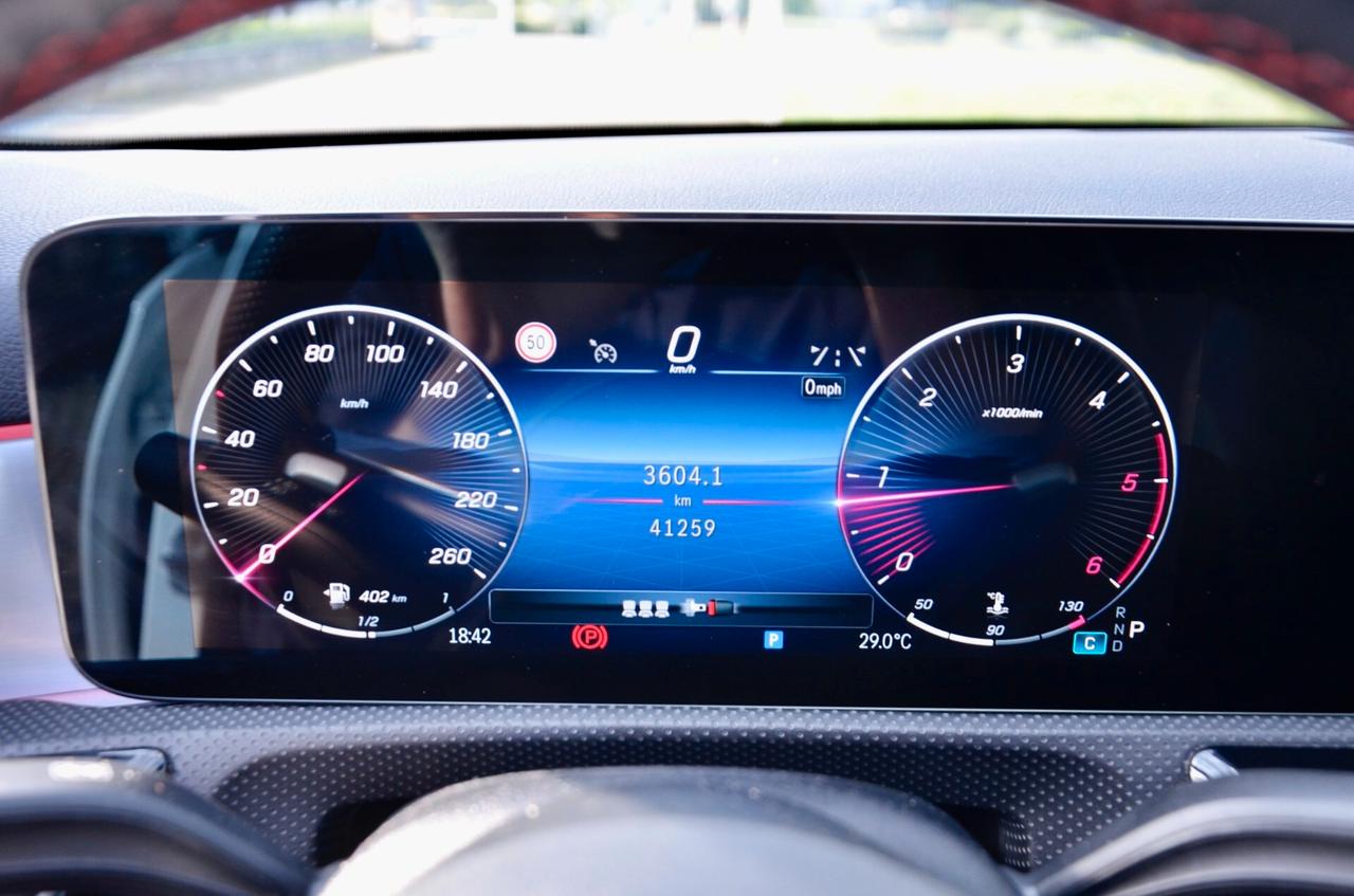 MERCEDES-BENZ A 180d AMG LINE PREMIUM PLUS 116cv AUTO, UFF ITALIANA, EURO 6D, SERVICE MERCEDES, FULL LED, RETROCAMERA, APPLE ANDROID, PERMUTE