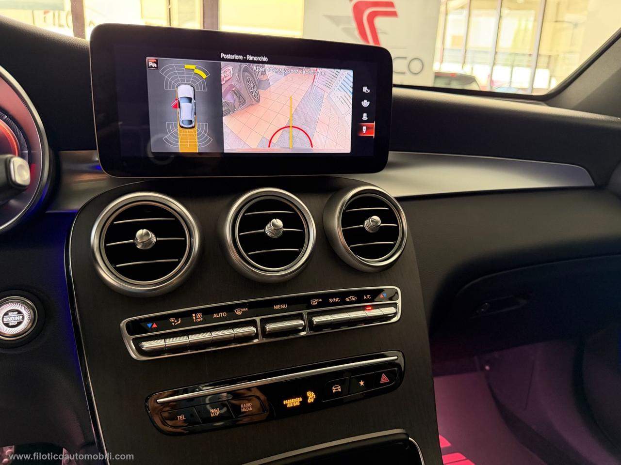MERCEDES-BENZ GLC 300 d 4Matic Coupé Premium Plus TETTO APRIBILE- GANCIO TRAINO - LUCI AMBIENT
