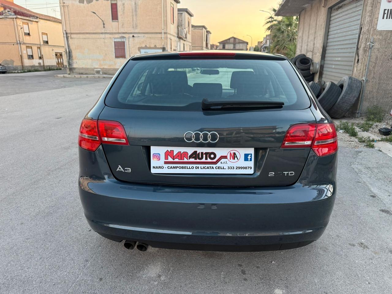 Audi A3 2.0 TDI 140 cv 144000km