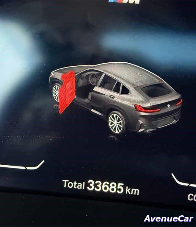 BMW X4 xdrive 20d mhev 48V Msport M SPORT TETTO CERCHI 20