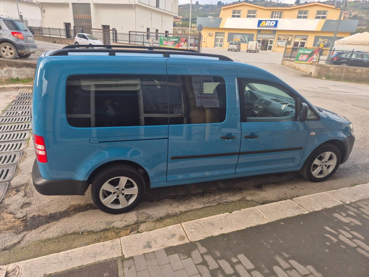 VW CADDY MAXI 1.6 TDI 5 POSTI CASSONE LUNGO KM CERTIF