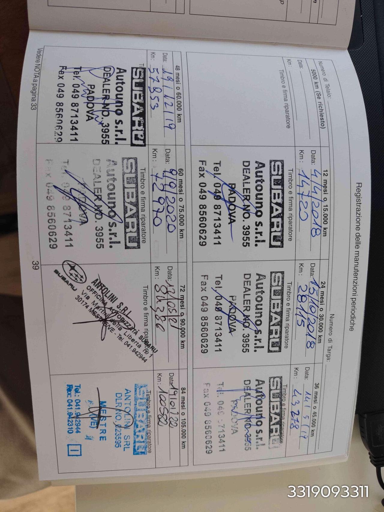 Subaru XV 2.0D Style