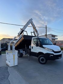IVECO DAILY 70C17 GRU + CESTELLO RIBALTABILE