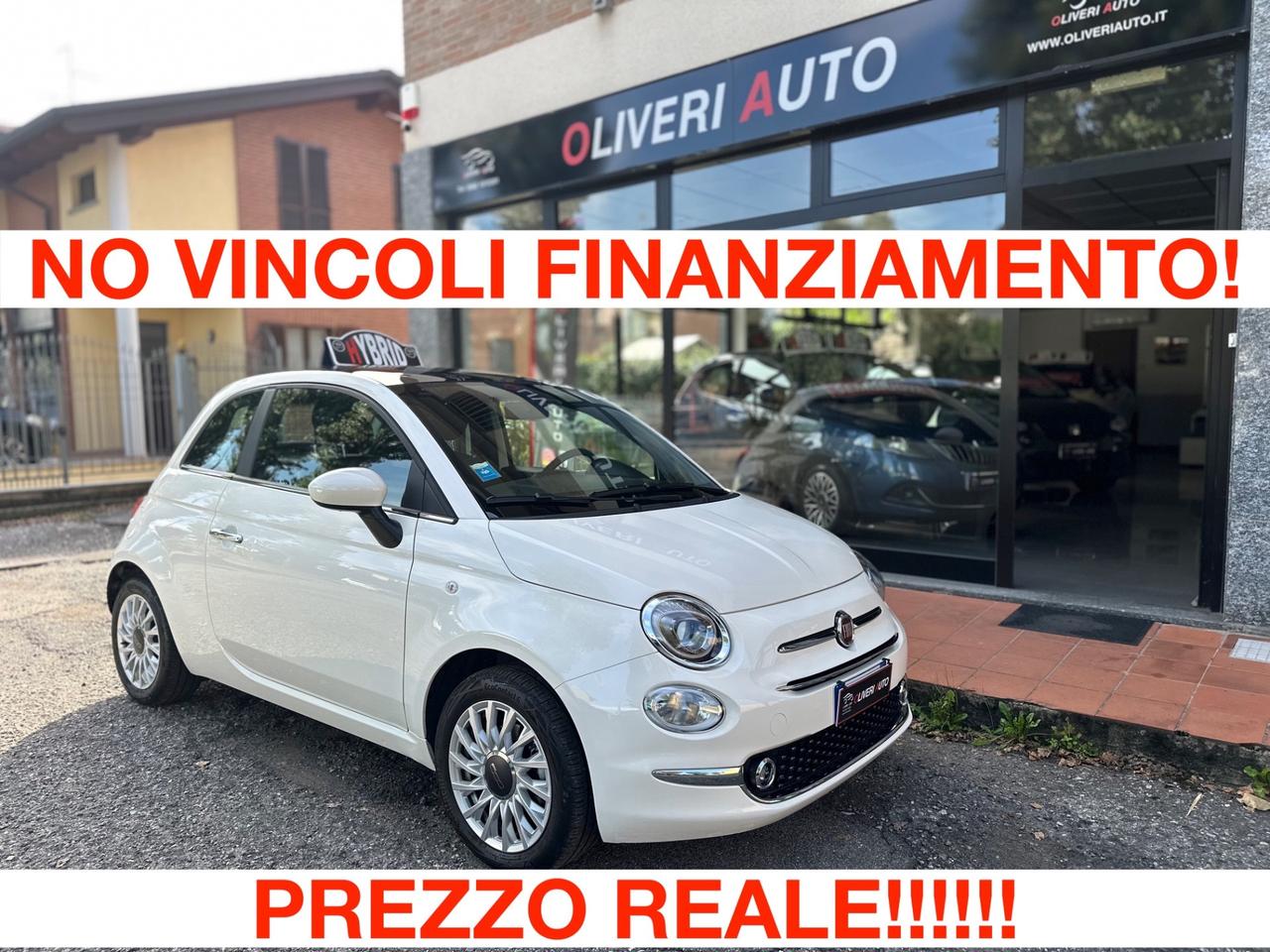 Fiat 500 Hybrid Clima Auto Tetto Pano PREZZO REALE!