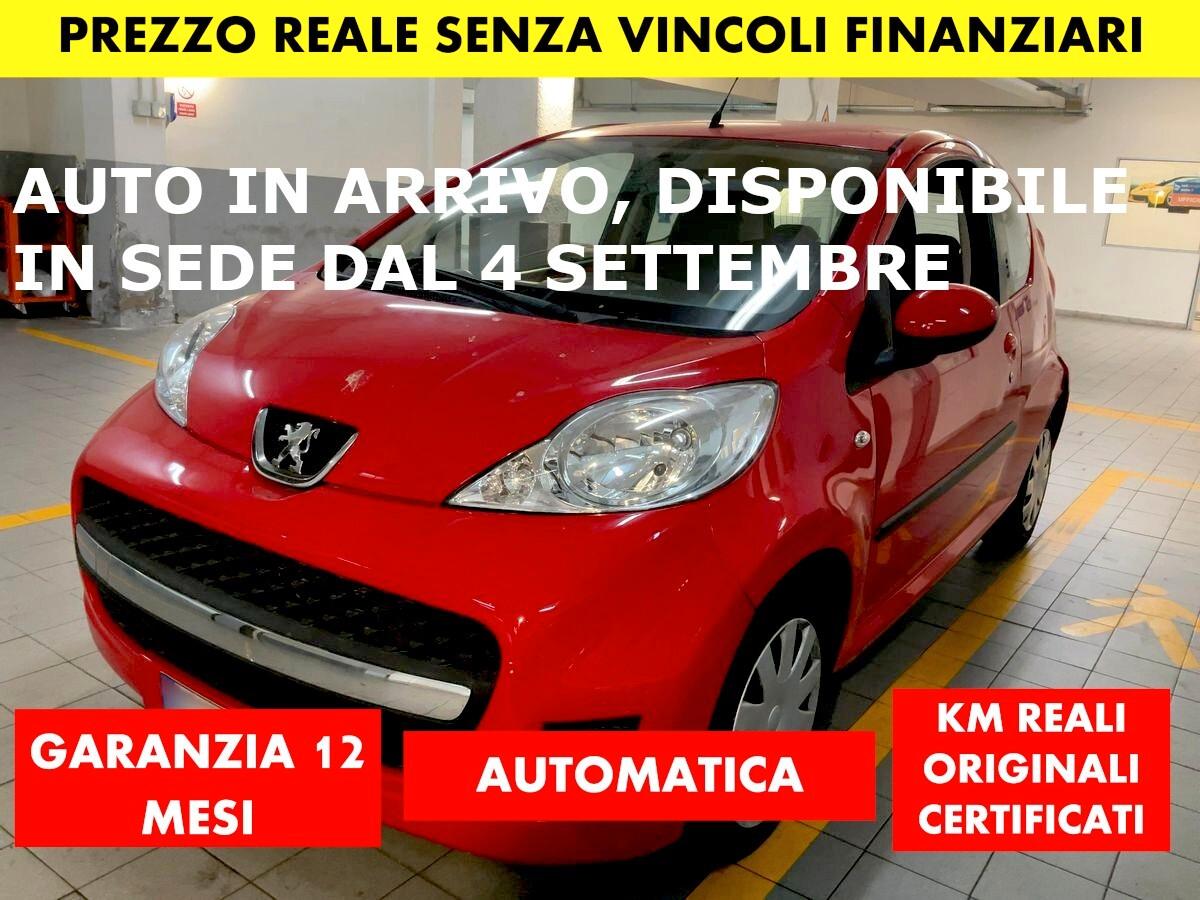 Peugeot 107 *PREZZO REALE* 1.0 68 CV AUTOMATICA GARANZIA 12 MESI KM CERTIFICATI NEOPATENTATI OK