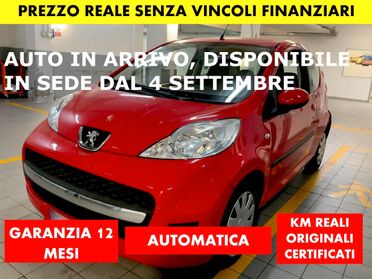 Peugeot 107 *PREZZO REALE* 1.0 68 CV AUTOMATICA GARANZIA 12 MESI KM CERTIFICATI NEOPATENTATI OK