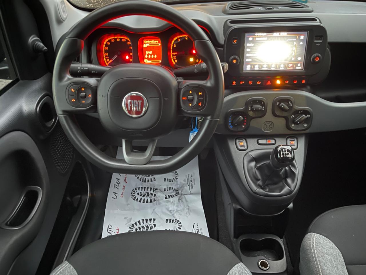 Fiat Panda CITY LIFE KM 48.000 CERTIFICATI SCHERMO TOUCH SCREEN E COMANDI AL VOLANTE
