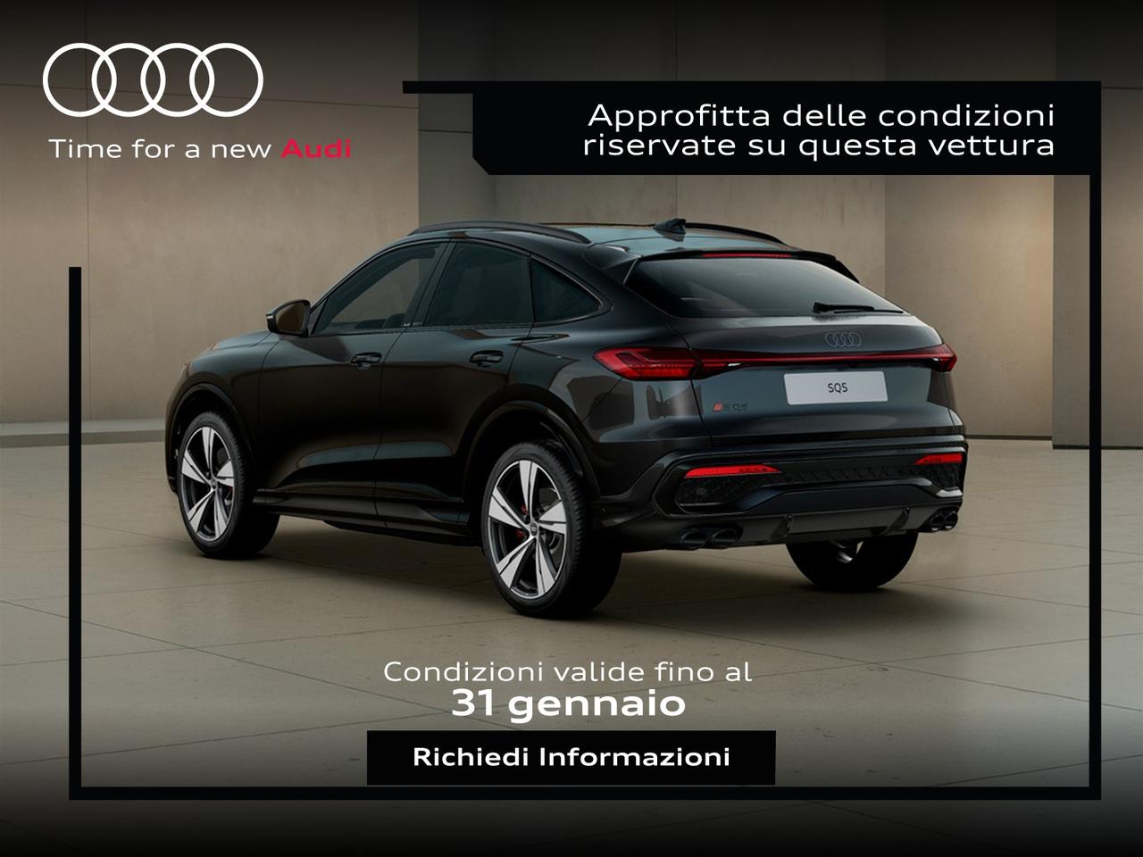 Audi SQ5 ssportback 3.0 tfsi mhev+ sport attitude quattro 367cv s-tronic