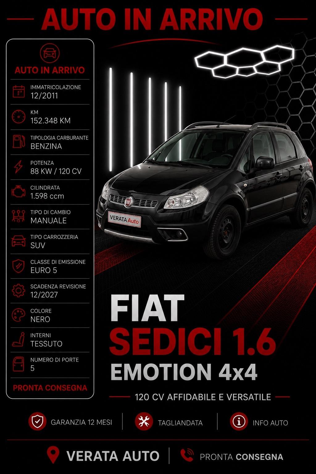 Fiat Sedici 1.6 16V 4x4 Emotion