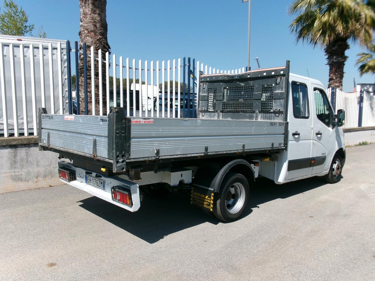 Renault Master 2.3 DCI 125CV E5 DOPPIA CABINA 7 POSTI RIBALTABILE TRILATERALE