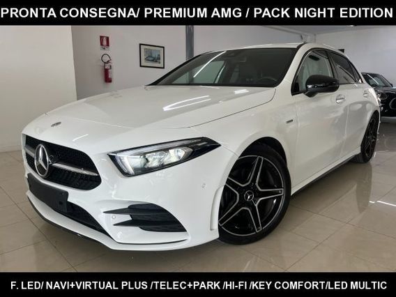 MERCEDES-BENZ A 180 d Automatic Premium Night/Navi/"19 AMG/64 COLORI