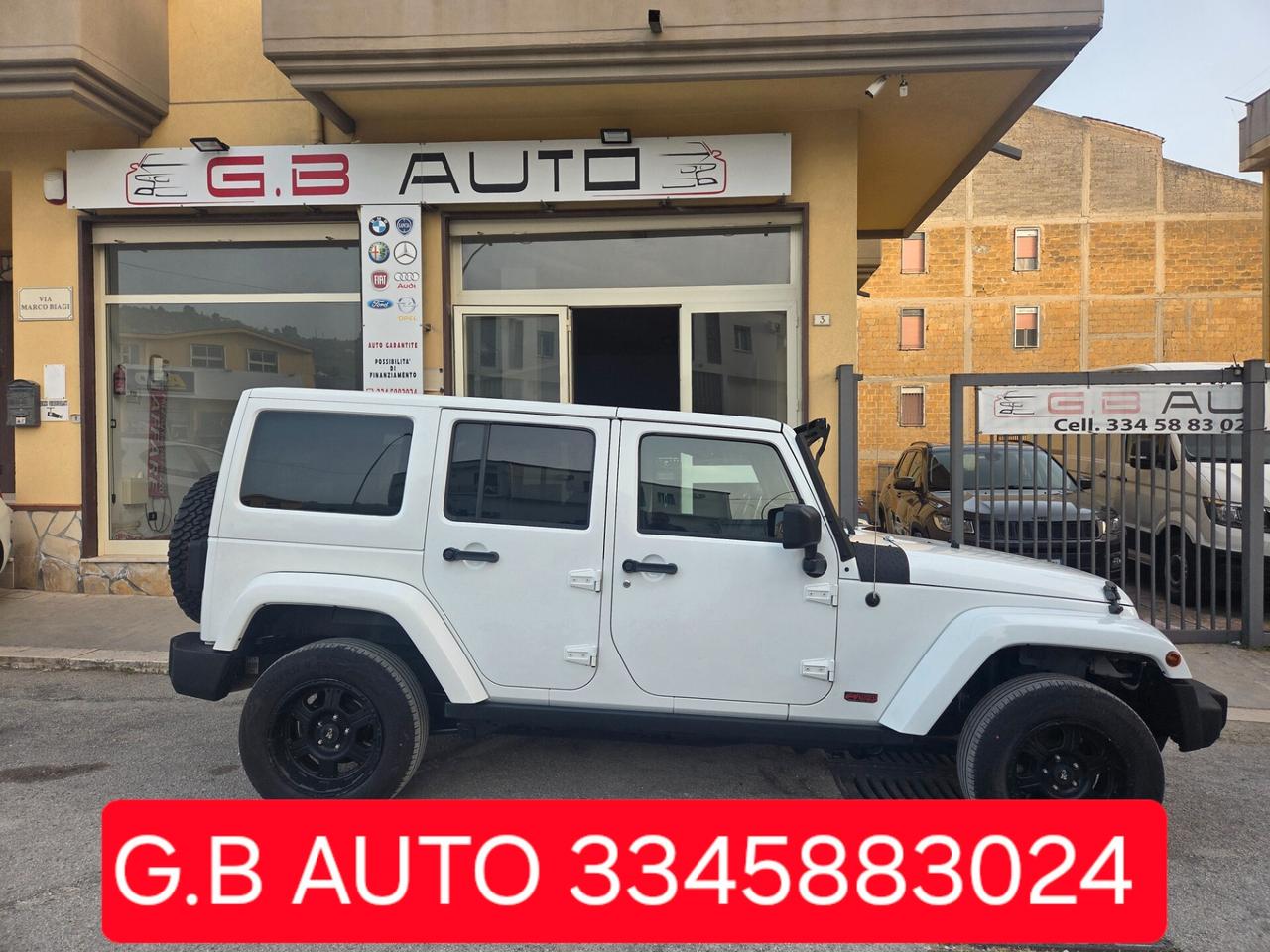JEEP WRANGLER SAHARA 2.8 200 CV SOLI KM 109000 CERTIFIC