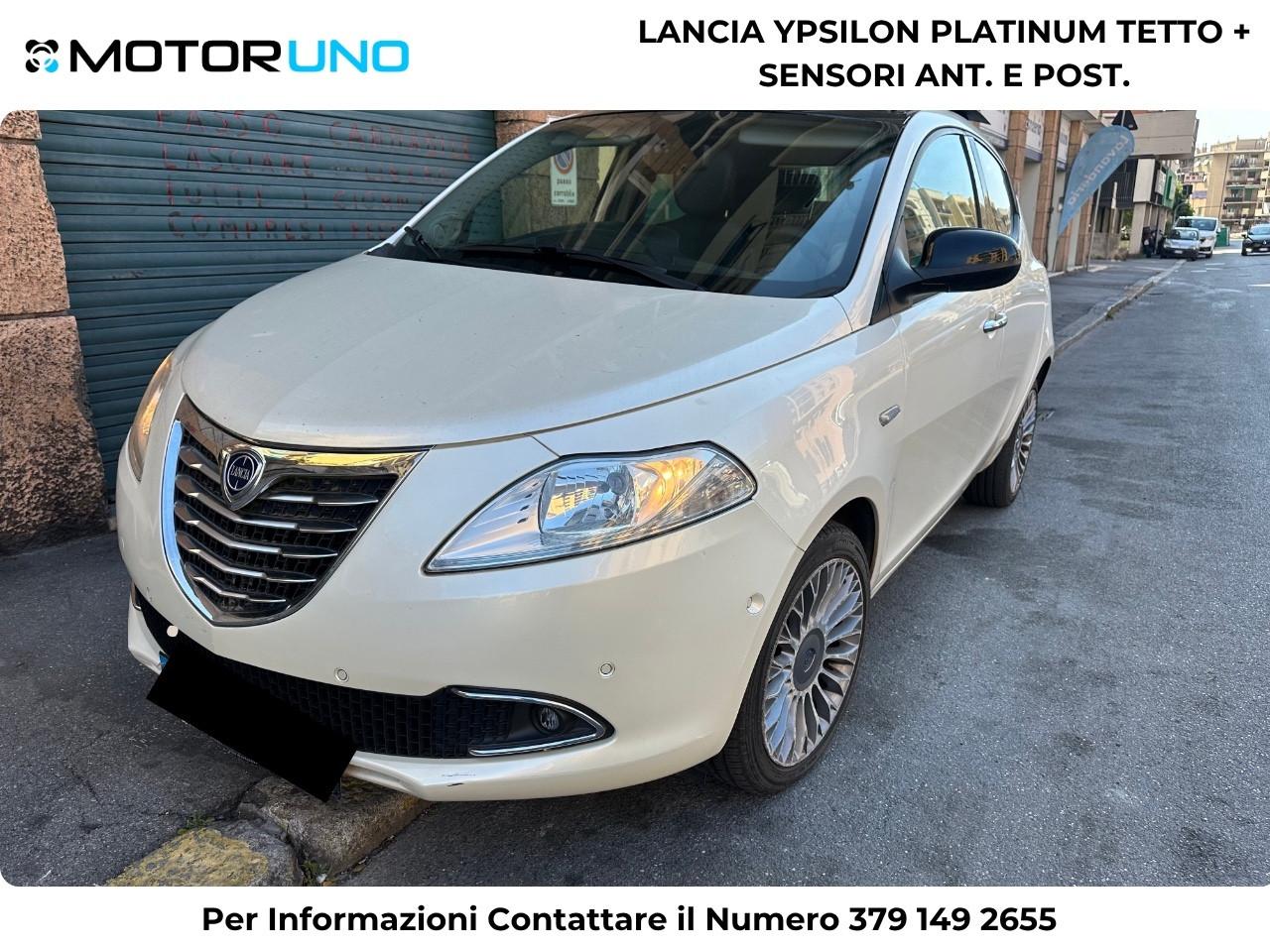 Lancia Ypsilon 1.2 69 CV 5 porte S&S Platinum + Tetto Sensori Ant e Post