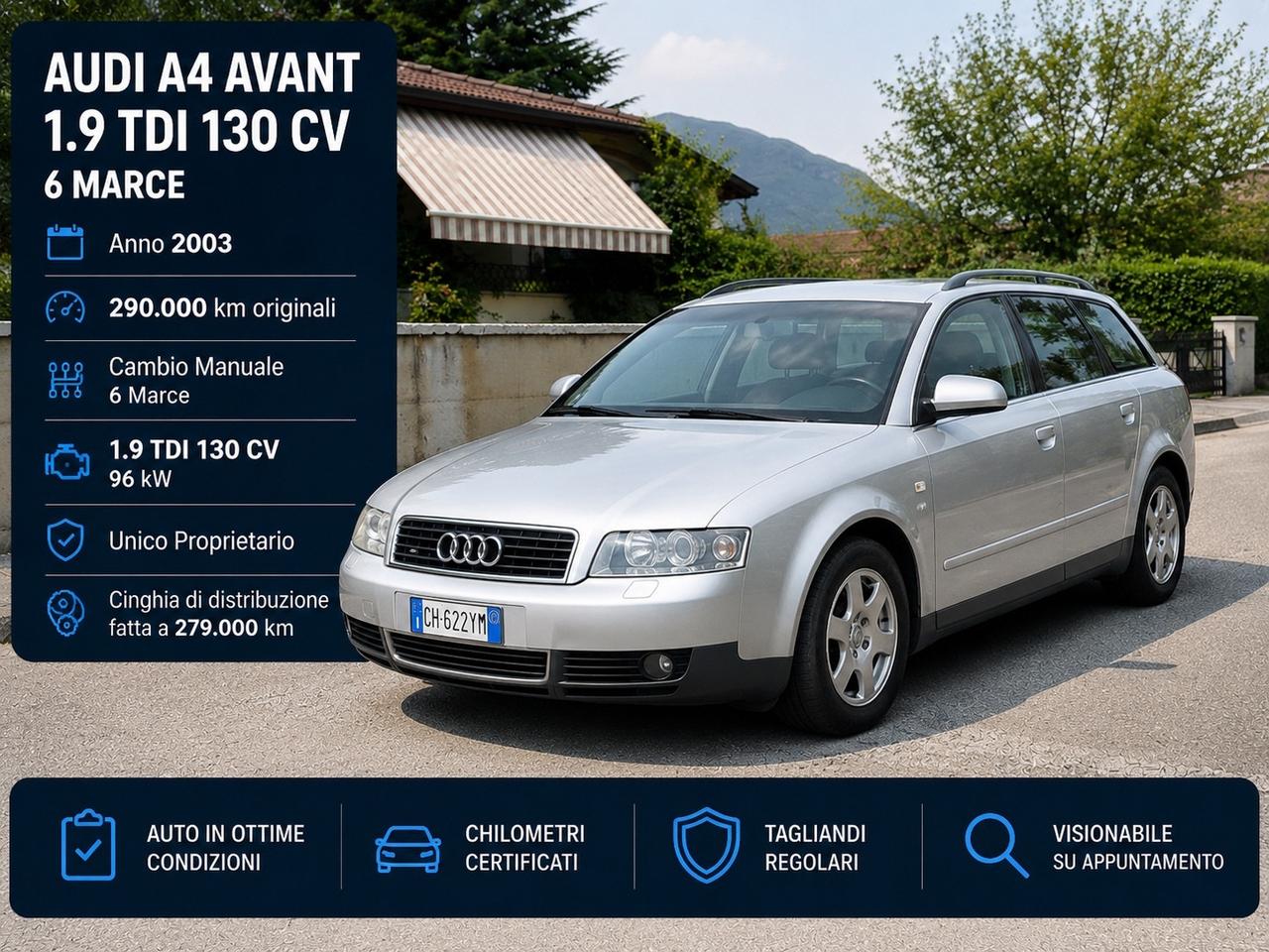 Audi A4 1.9 TDI/130 CV cat Avant