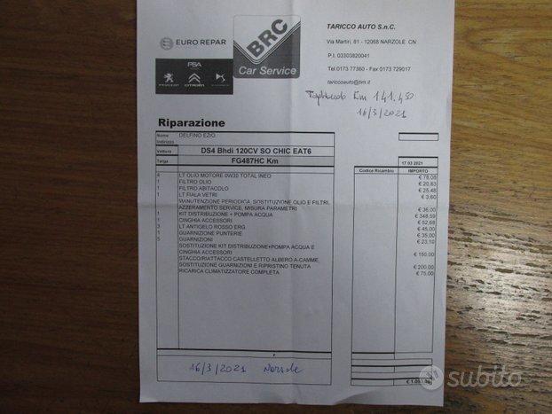 DS4 120 CV 4 PORTE *CAMBIO AUTOMATICO