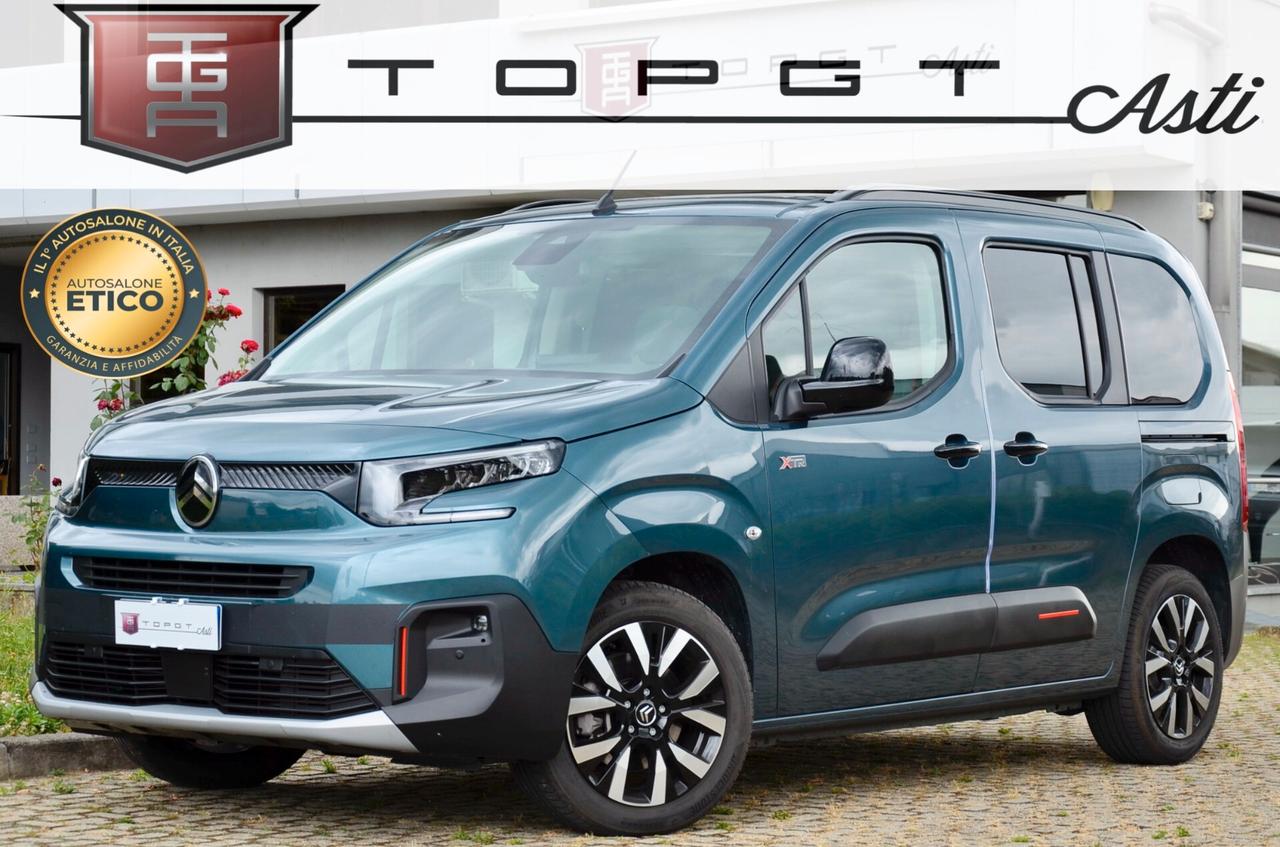CITROEN BERLINGO 1.5 BLUEHDI XTR 130cv 5 POSTI, UNICOPROPRIETARIO, GARANZIA UFFICIALE 6/27, SERVICE CITROEN, TETTO, RETROCAMERA, APPLE ANDROID, PERMUTE