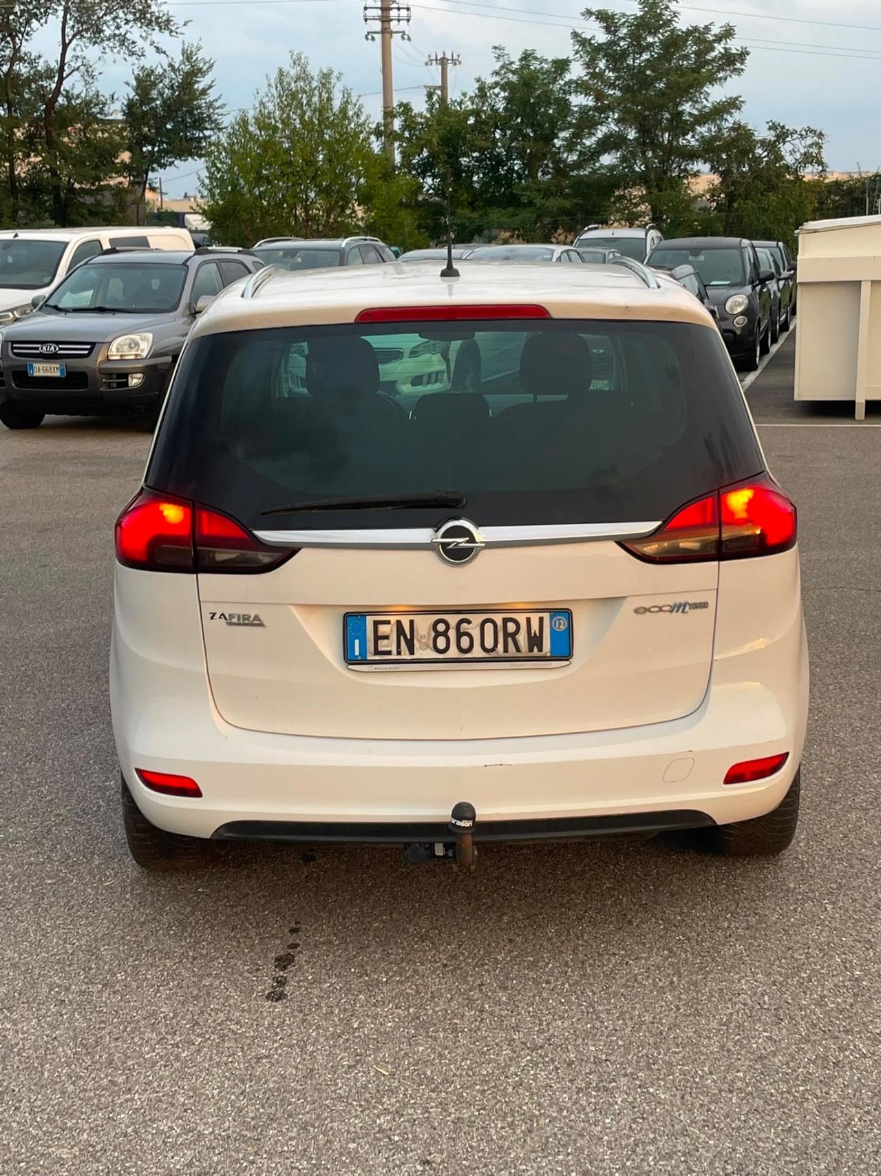 Zafira 1.6 T metano 150 cv 7 posti scalda acqua