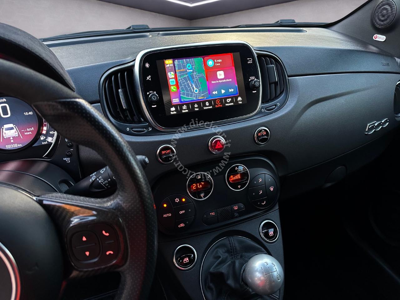 Abarth 695 70TH 180cv NAVI SABELT XENO AUDIO BEATS FULL